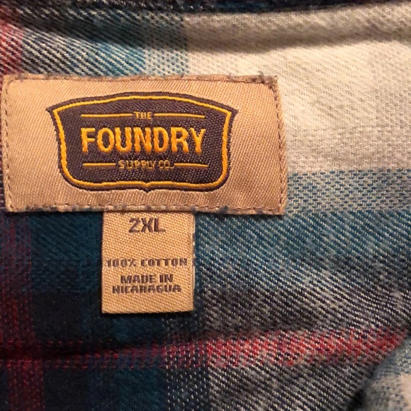 The  Foundry supply Company mens size 2XL long sleeve 100% cotton - Picture 3 of 6